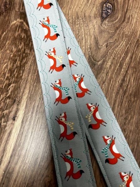 Fox Adjustable Handmade Fabric Camera Strap - DSLR Strap - Photography Accessories - Woodland - Animal