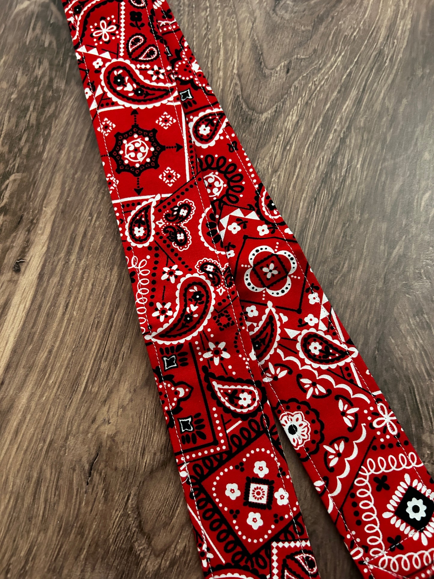 Bandana Adjustable Handmade Fabric Camera Strap - DSLR Strap - Photography Accessories - Gift