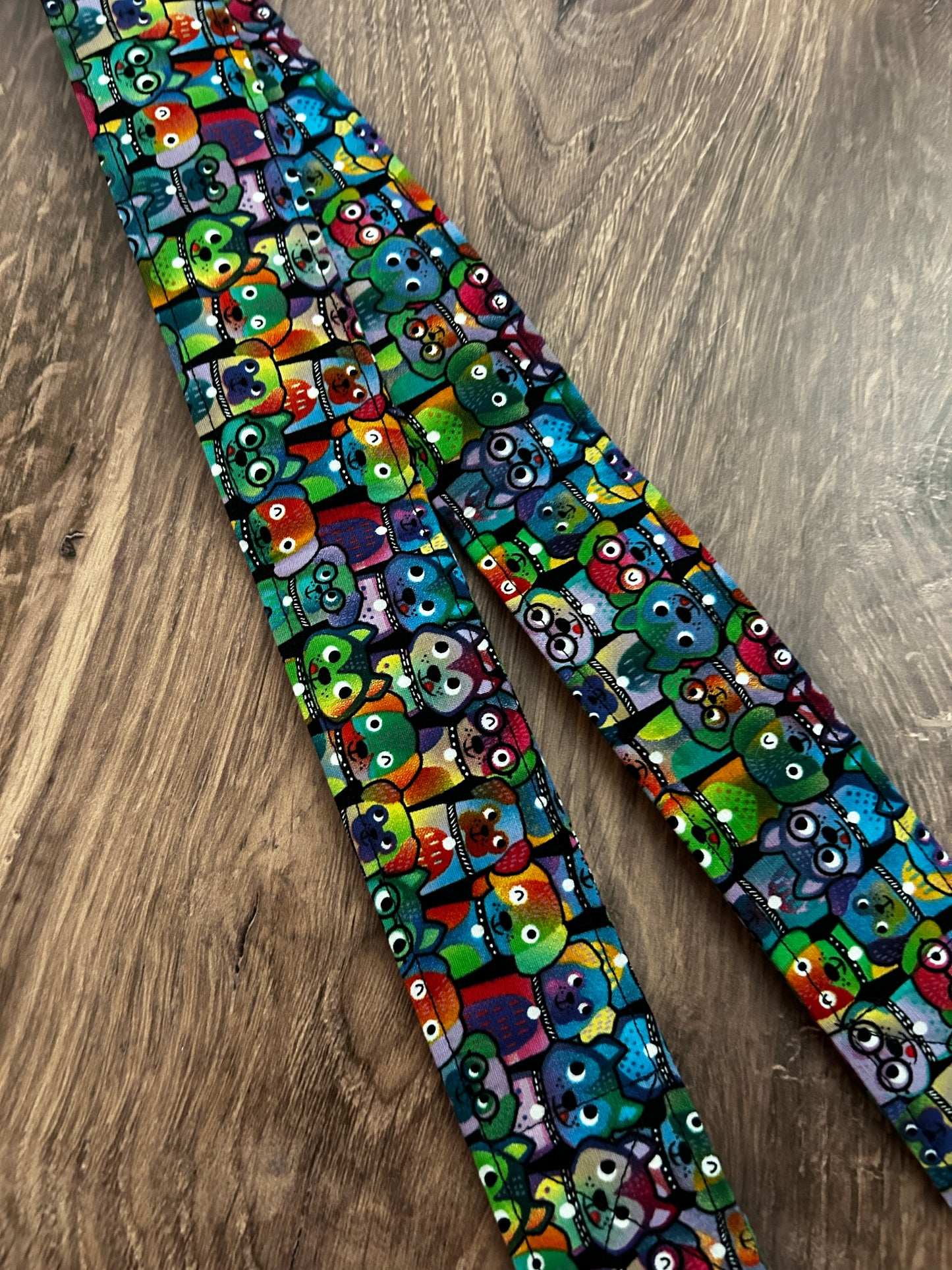 Dog Adjustable Handmade Fabric Camera Strap - DSLR Strap - Photography Accessories - Dogs - Gift