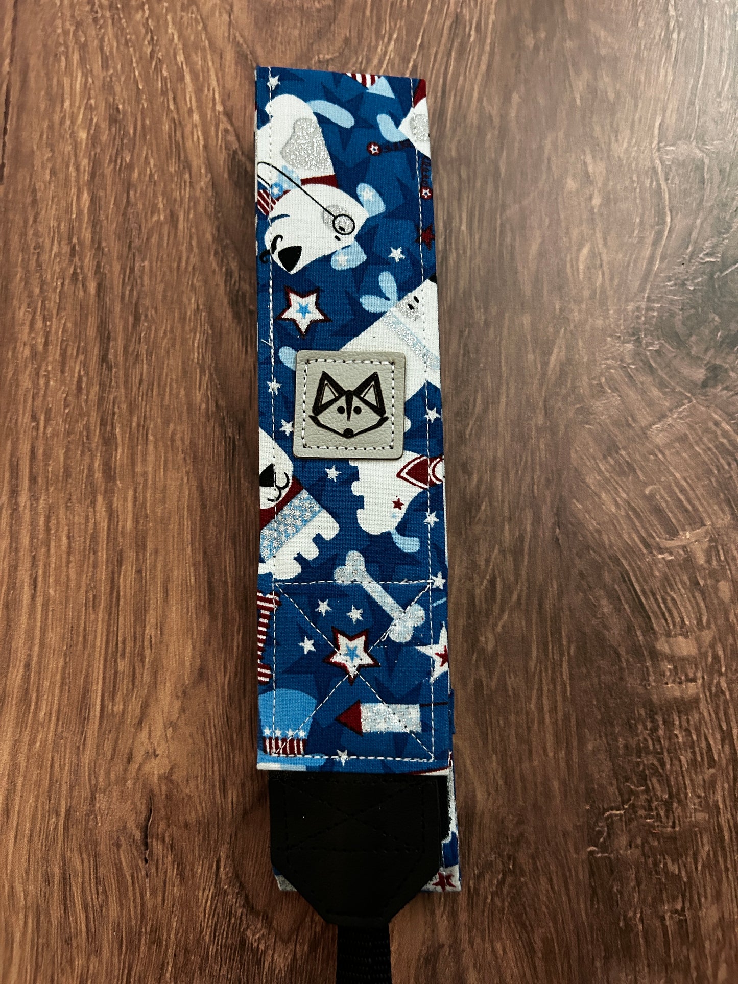 Dog Adjustable Handmade Fabric Camera Strap - DSLR Strap - Photography Accessories - Dogs - Gift