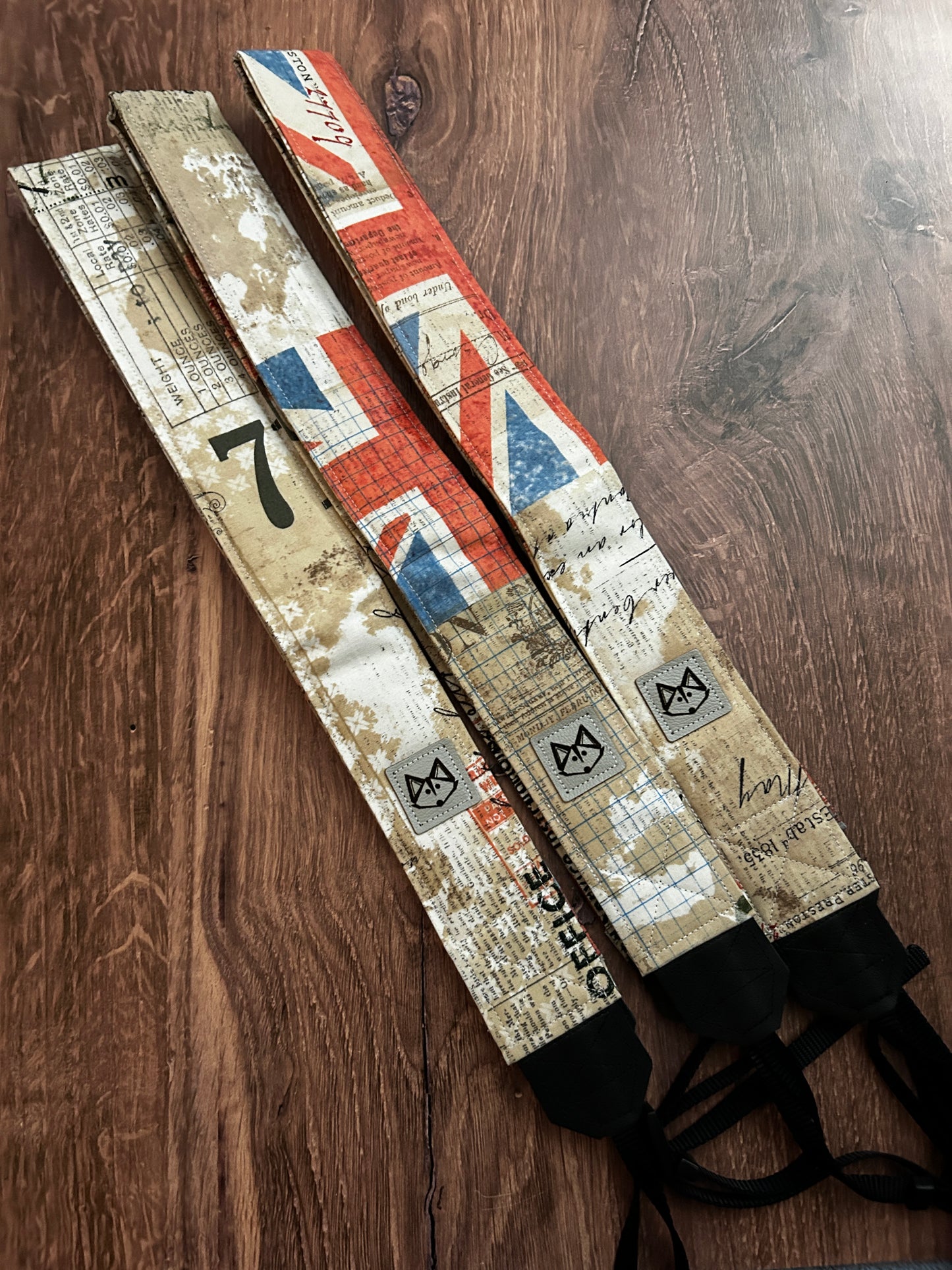 London Post Adjustable Handmade Fabric Camera Strap - DSLR Strap - Photography Accessories - England - Gift