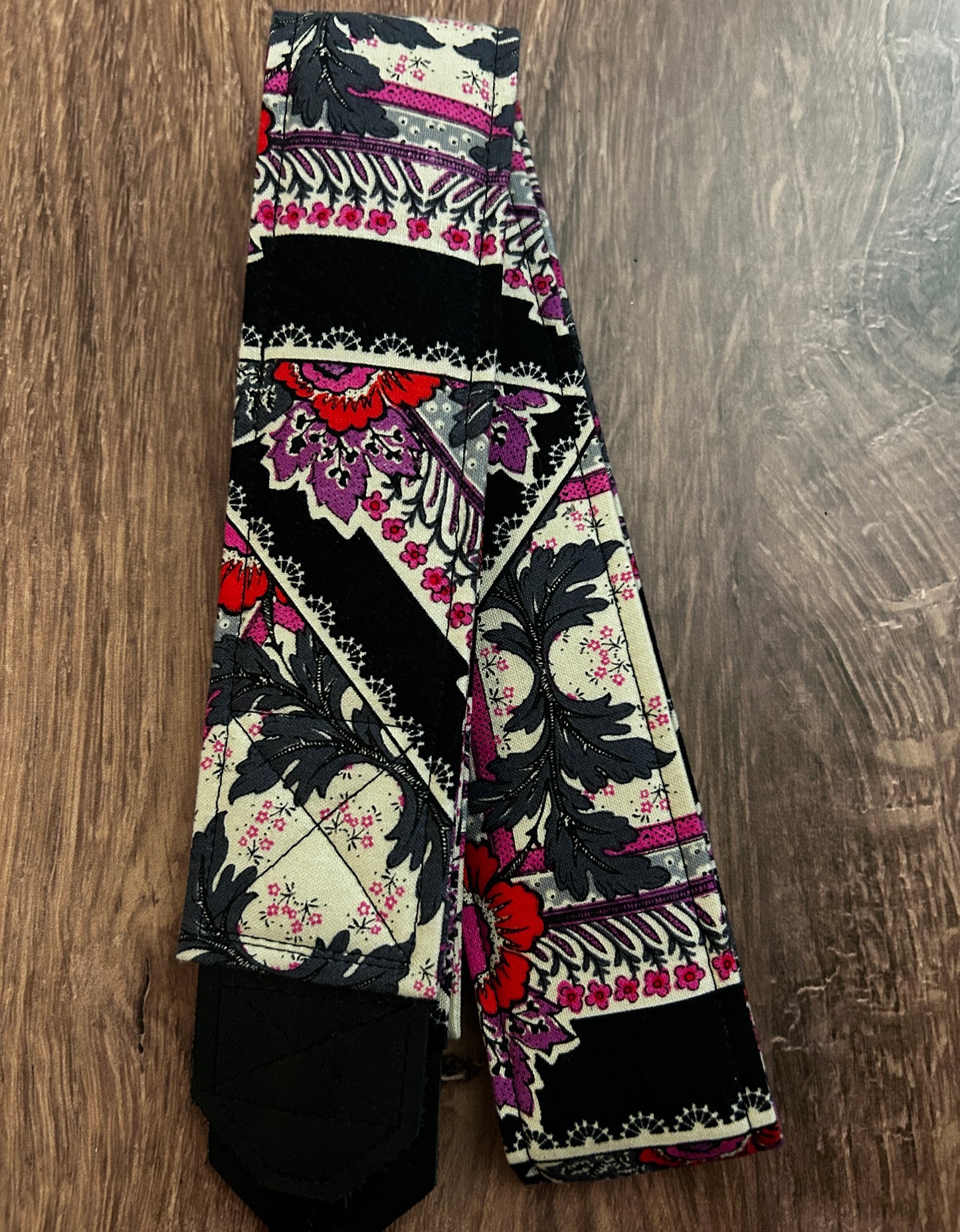 Floral Adjustable Handmade Fabric Camera Strap - DSLR Strap - Photography Accessories - Flower - Gift
