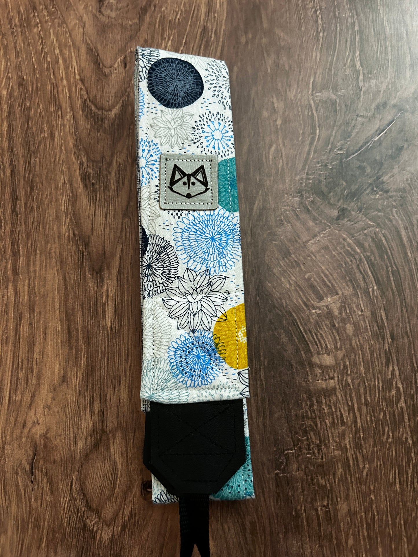 Flower Adjustable Handmade Fabric Camera Strap - DSLR Strap - Photography Accessories - Floral - Gift