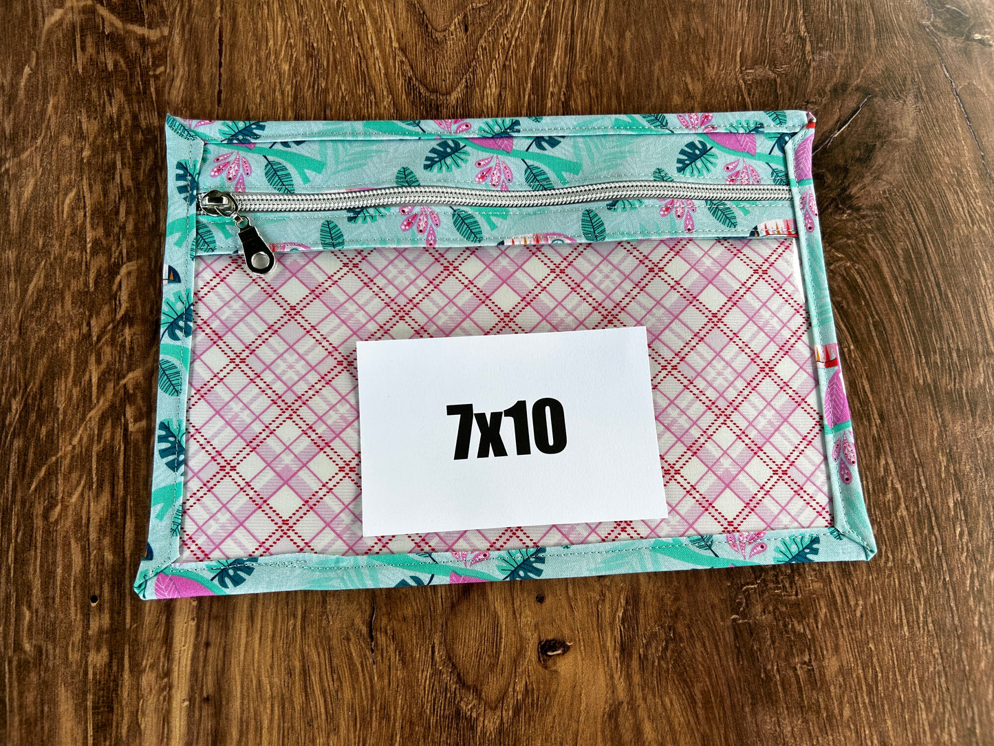 Vinyl Cross Stitch Project Bag - Project Bag - Knitting & Crochet Bag - Storage - Organizer - Toucan - Bird - Project Bag - Notions