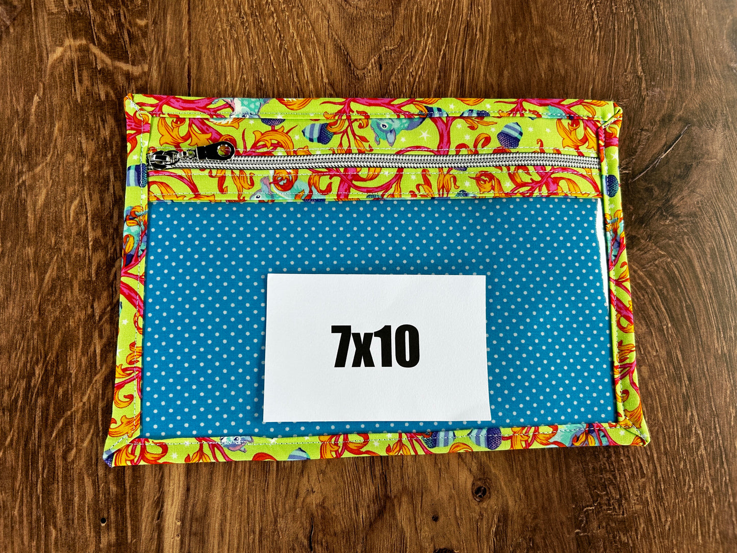 Vinyl Cross Stitch Project Bag - Embroidery bag - Project Bag - Knitting & Crochet Bag - Storage - Organizer - Squirrel Project Bag Notions