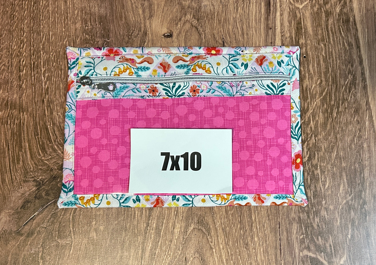 Vinyl Cross Stitch Project Bag - Embroidery bag - Project Bag - Knitting & Crochet Bag - Storage - Organizer - Notions - Woodland