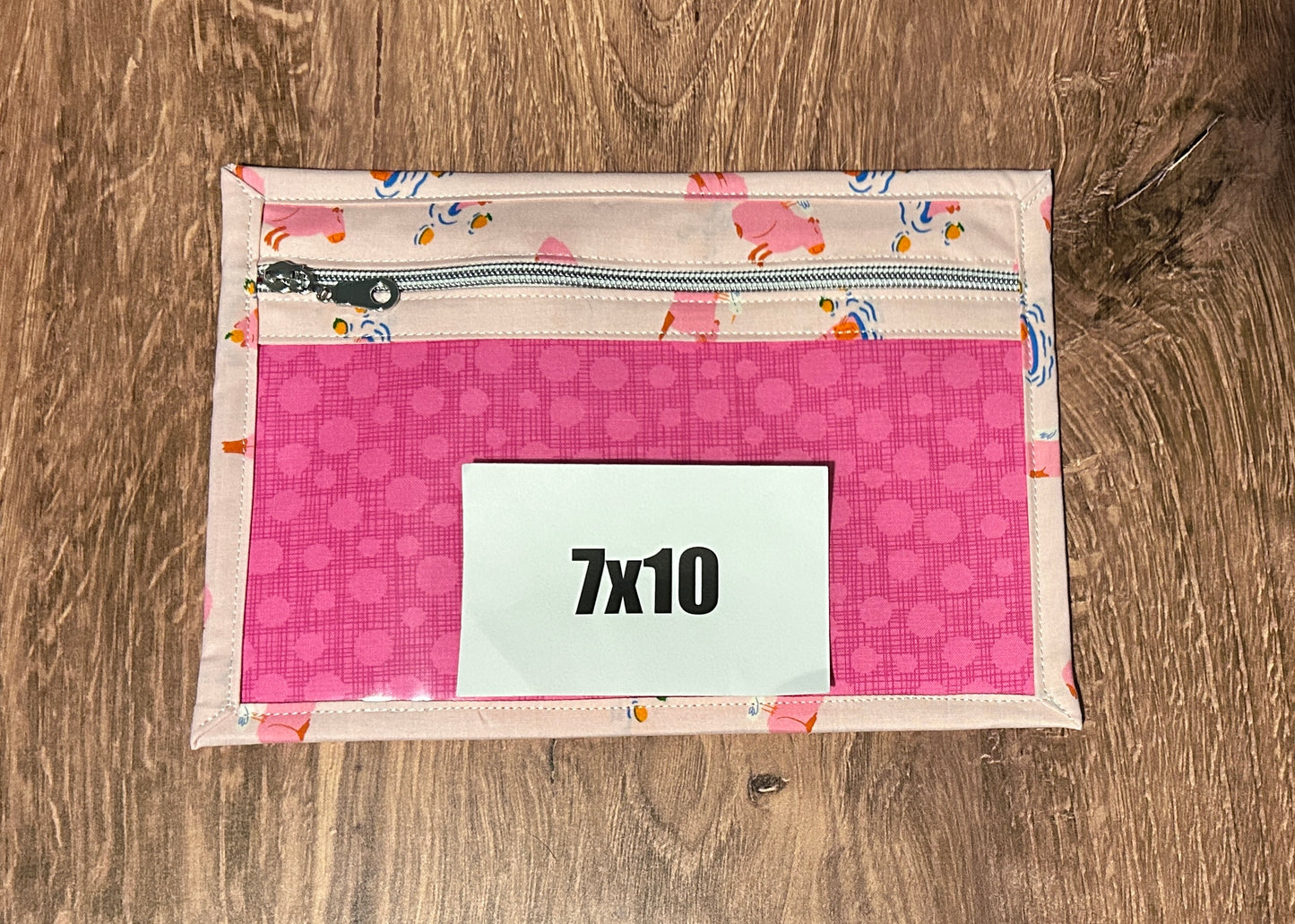 Vinyl Cross Stitch Project Bag - Project Bag - Knitting & Crochet Bag - Storage - Organizer - Capybara - Project Bag - Notions