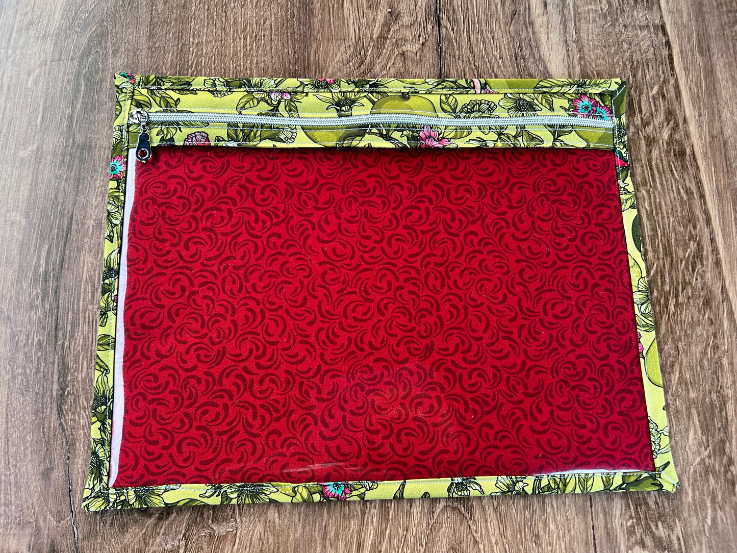 Vinyl Cross Stitch Project Bag - Embroidery bag - Project Bag - Knitting & Crochet Bag - Organizer - Project Bag - Notions - Fairy - Floral