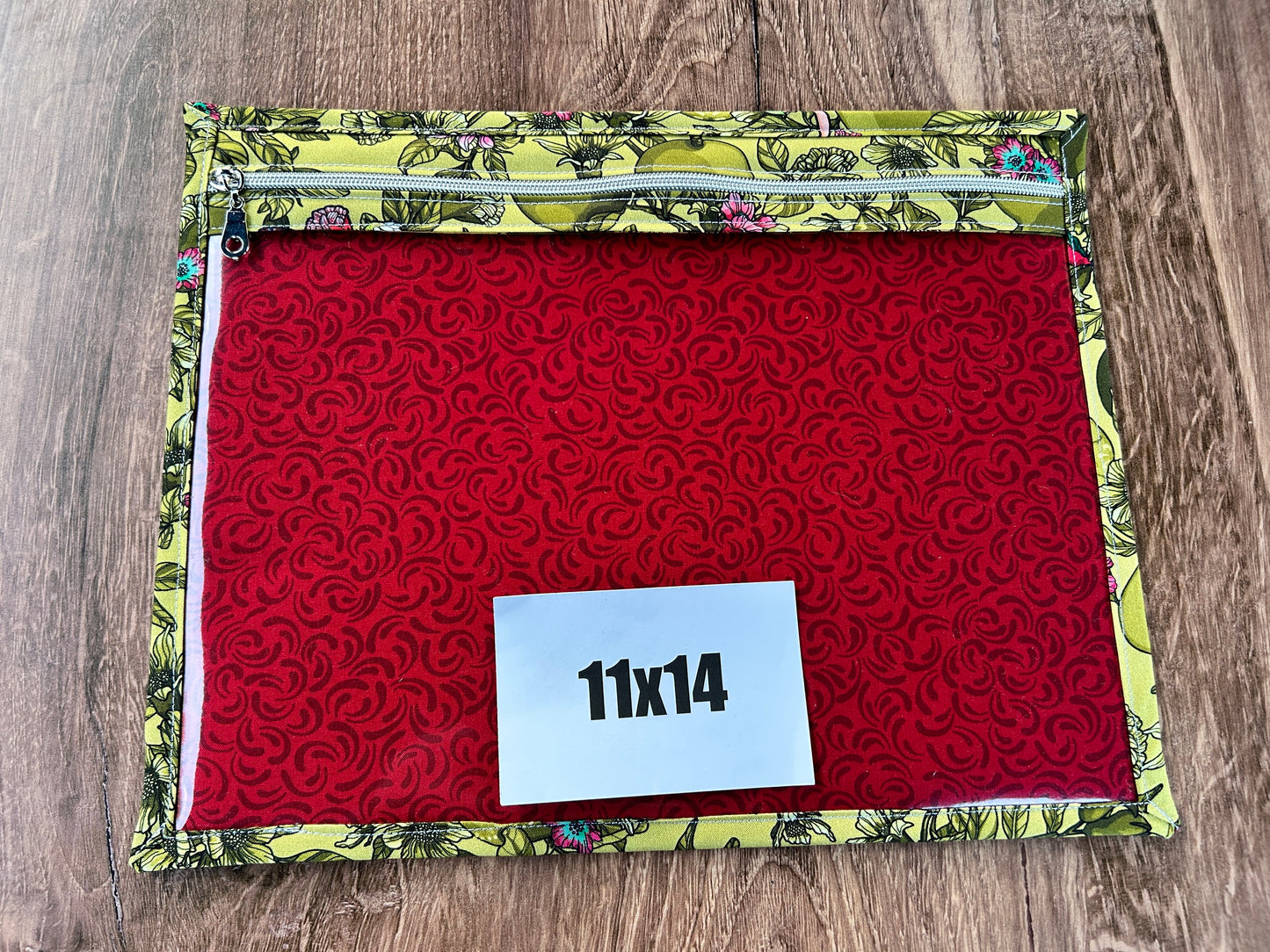 Vinyl Cross Stitch Project Bag - Embroidery bag - Project Bag - Knitting & Crochet Bag - Organizer - Project Bag - Notions - Fairy - Floral