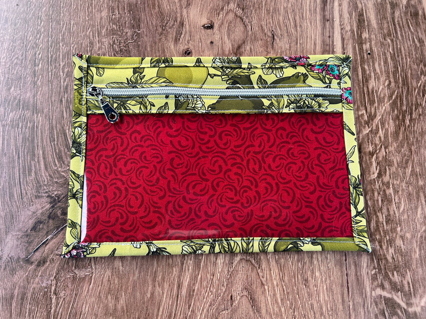 Vinyl Cross Stitch Project Bag - Embroidery bag - Project Bag - Knitting & Crochet Bag - Organizer - Project Bag - Notions - Fairy - Floral