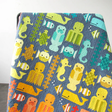 Elizabeth Hartman Quilt Pattern - Awesome Ocean - Elizabeth Hartman - #EH036 - Quilt Pattern