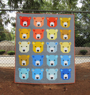 Elizabeth Hartman Quilt Pattern - Bjorn Bear - Elizabeth Hartman - #EH028 - Quilt Pattern