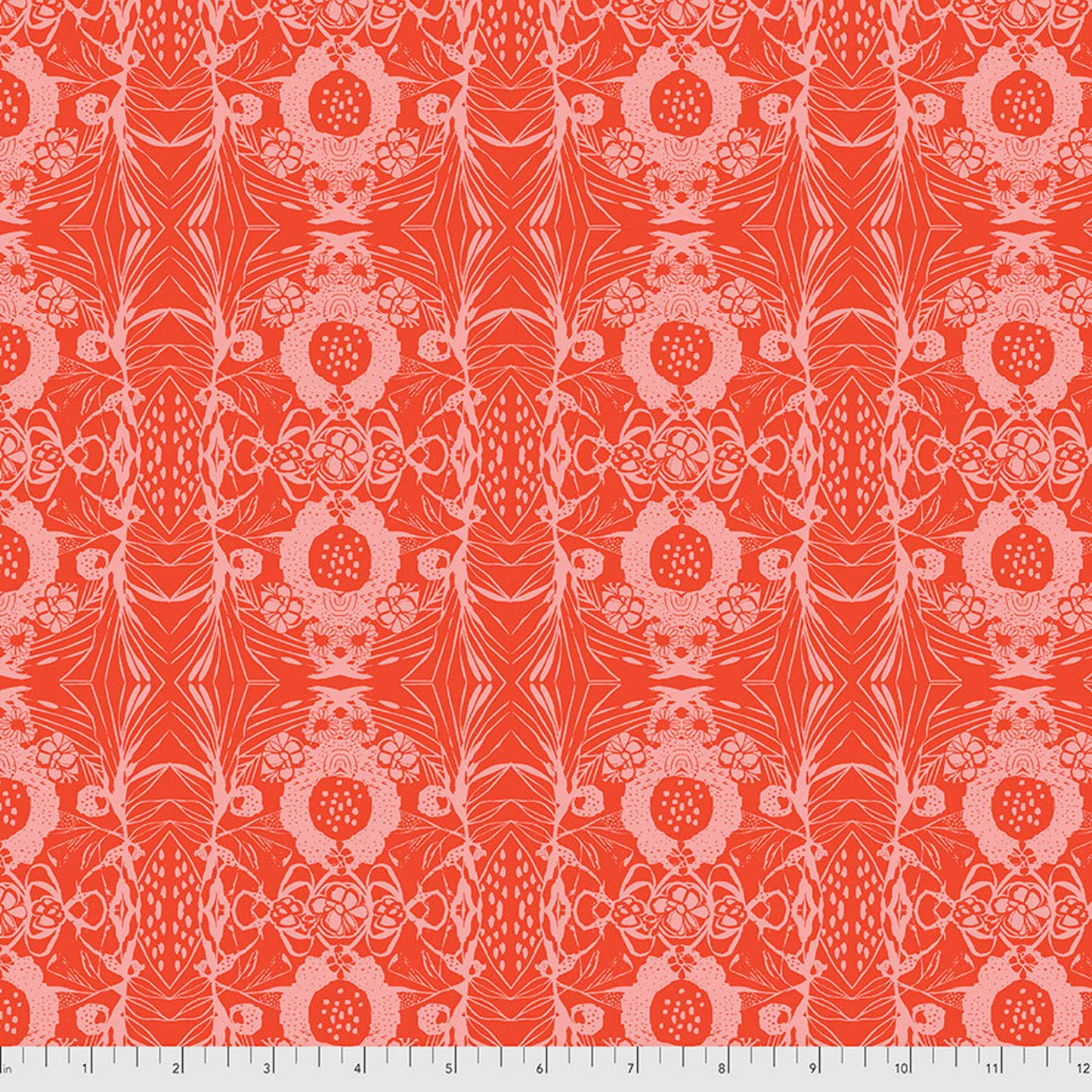Free Spirit Fabric - Boho Blooms - Gypsy Soul - PWKK032.RED - Kelli May Krenz - Floral - Cotton Fabric