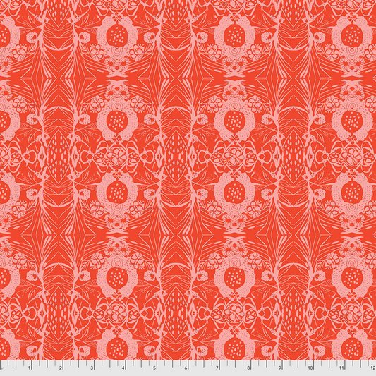 Free Spirit Fabric - Boho Blooms - Gypsy Soul - PWKK032.RED - Kelli May Krenz - Floral - Cotton Fabric