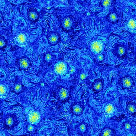 Timeless Treasures Fabric - Starry Swirling Texture Sky - Poppy Dreams by TT Fabrics - CD3226-STARRY - Cotton Fabric