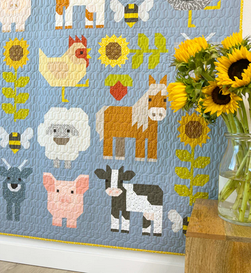 Elizabeth Hartman Quilt Pattern - Fab Farm - Elizabeth Hartman - #EH069 - Quilt Pattern