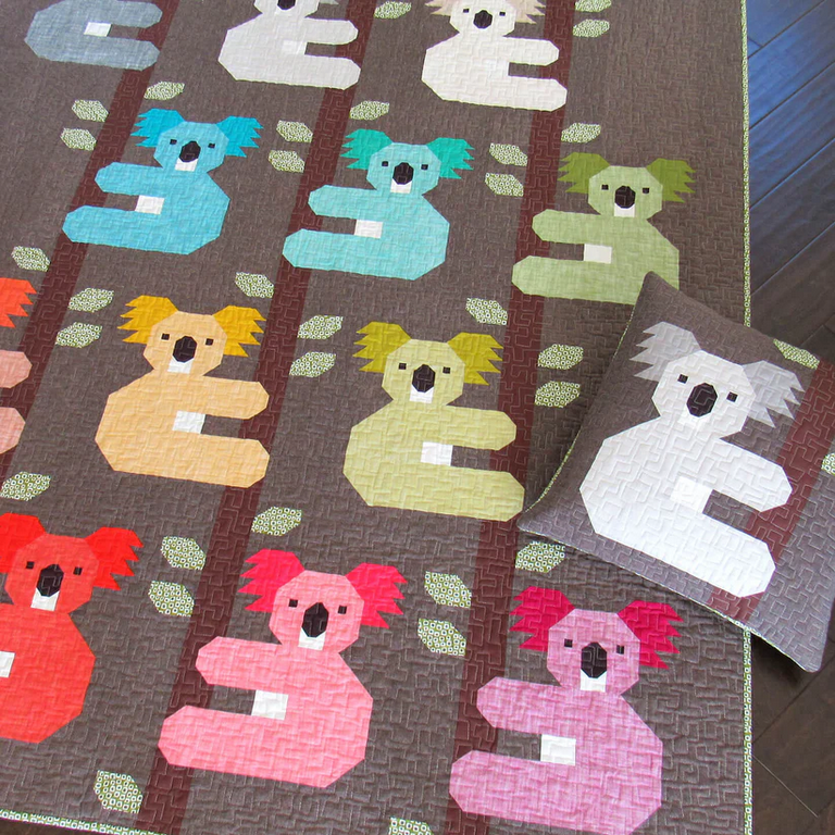 Elizabeth Hartman Quilt Pattern - Koalas - Elizabeth Hartman - #EH054 - Quilt Pattern