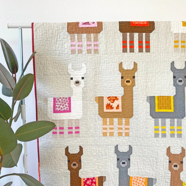 Elizabeth Hartman Quilt Pattern - Little Llamas - Elizabeth Hartman - #EH062 - Quilt Pattern
