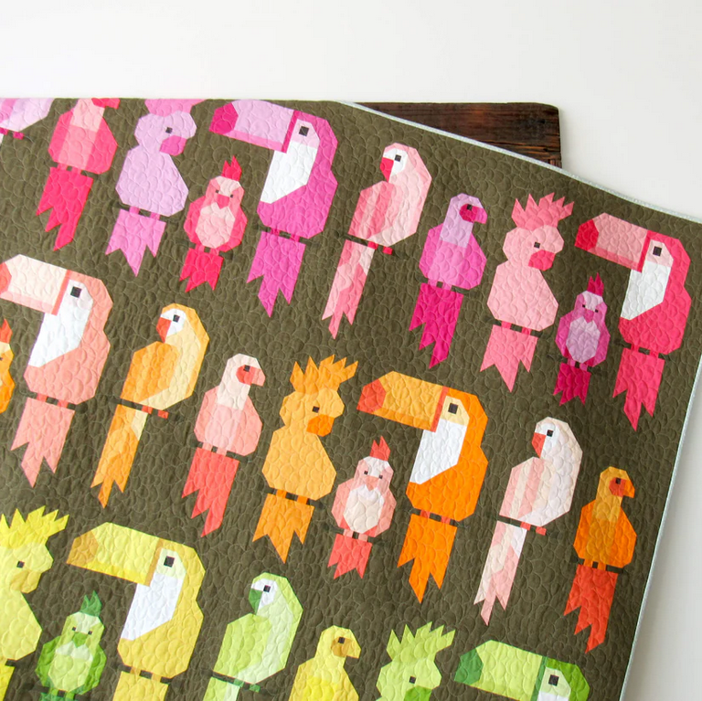 Elizabeth Hartman Quilt Pattern - Pretty Birds - Elizabeth Hartman - #EH051 - Quilt Pattern