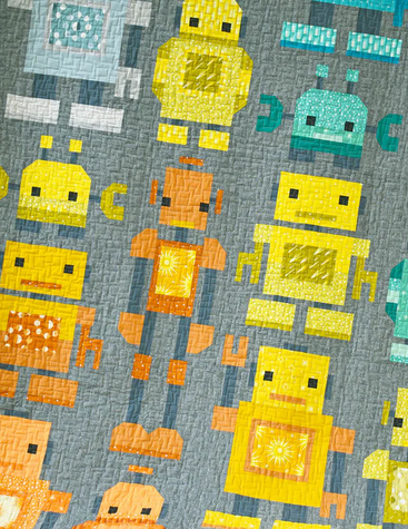 Elizabeth Hartman Quilt Pattern - Robots - Elizabeth Hartman - #EH066 - Quilt Pattern