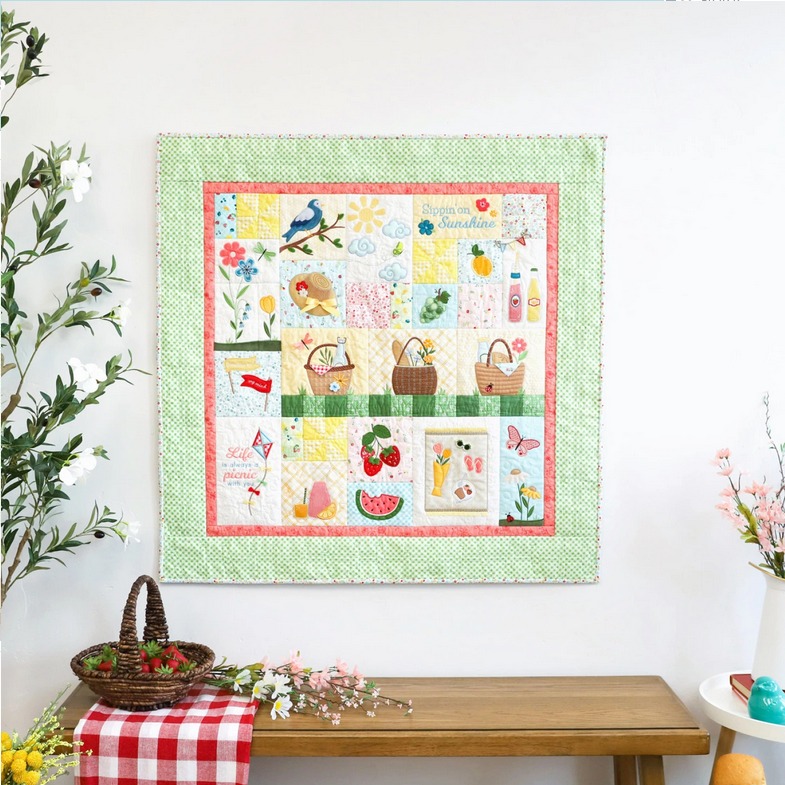 Kimberbell Designs - Sippin on Sunshine Feature Quilt Book with Digital Download Code - #KD822