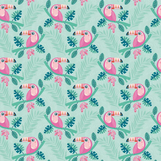 Dashwood Studio - Dandelion Jungle - Cotton Fabric - Toucan - DAND2096 - Jane Farnham - Bird