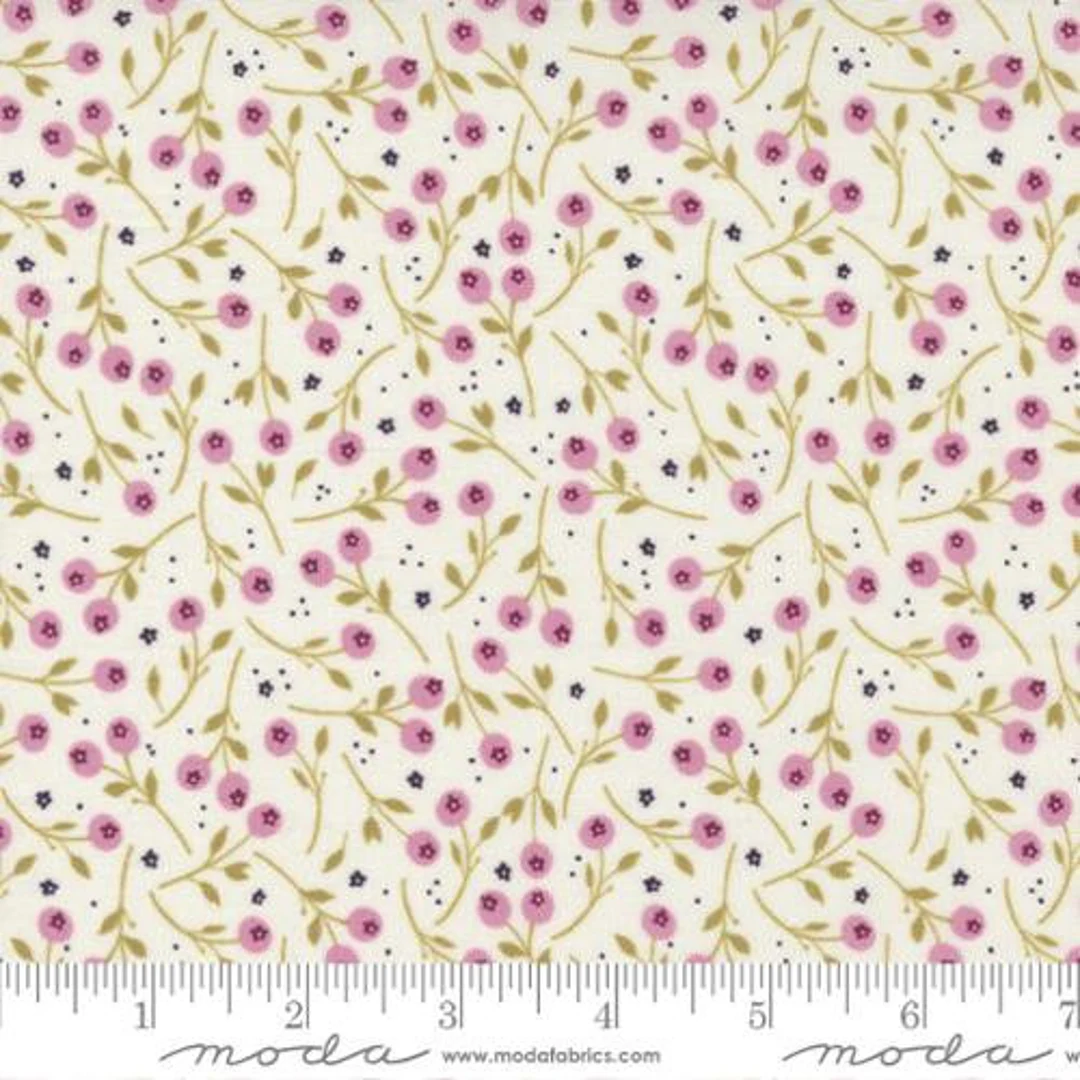 Moda Fabric - Wild Meadow Porcelain from Sweetfire Road - Cotton Fabric