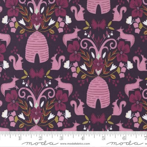 Moda Fabric - Wild Meadow Prune from Sweetfire Road - Cotton Fabric