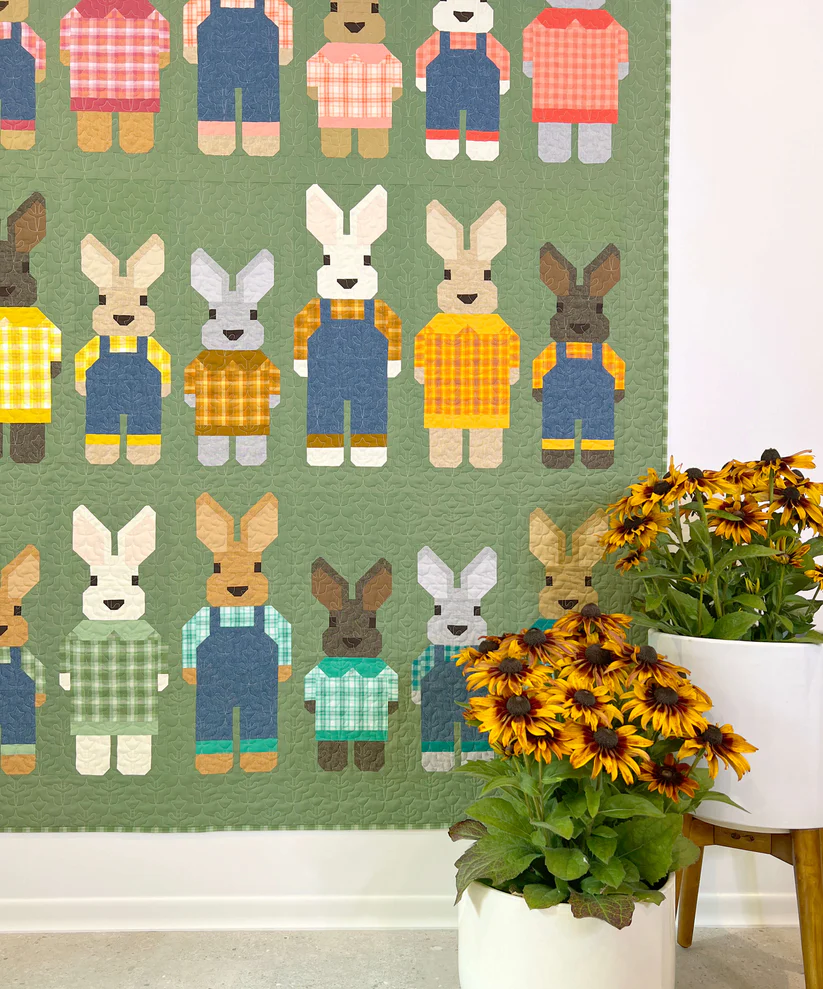 Elizabeth Hartman Quilt Pattern - The Bunny Bunch - Elizabeth Hartman - #EH075 - Quilt Pattern