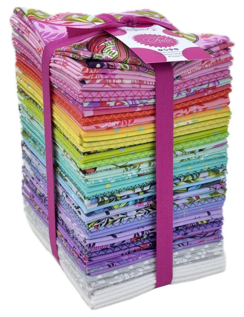 Free Spirit Tula Pink Fat Quarters - Full Moon Forest II - 40 Fat Quarters Bundle - Cotton