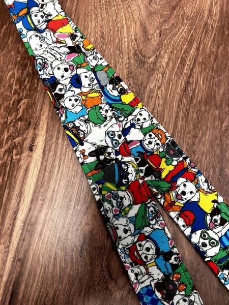 Dog Adjustable Handmade Fabric Camera Strap - DSLR Strap - Photography Accessories - Dogs - Gift