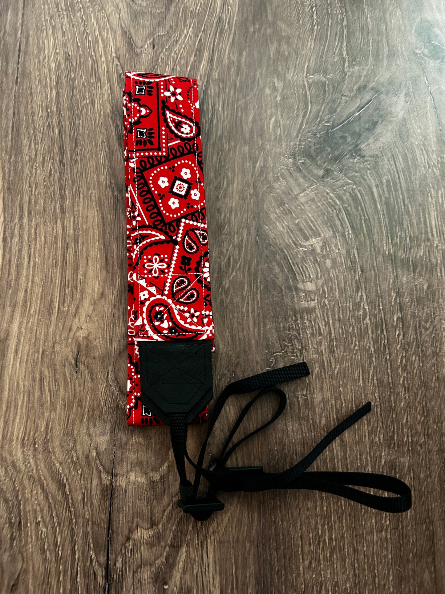 Bandana Adjustable Handmade Fabric Camera Strap - DSLR Strap - Photography Accessories - Gift