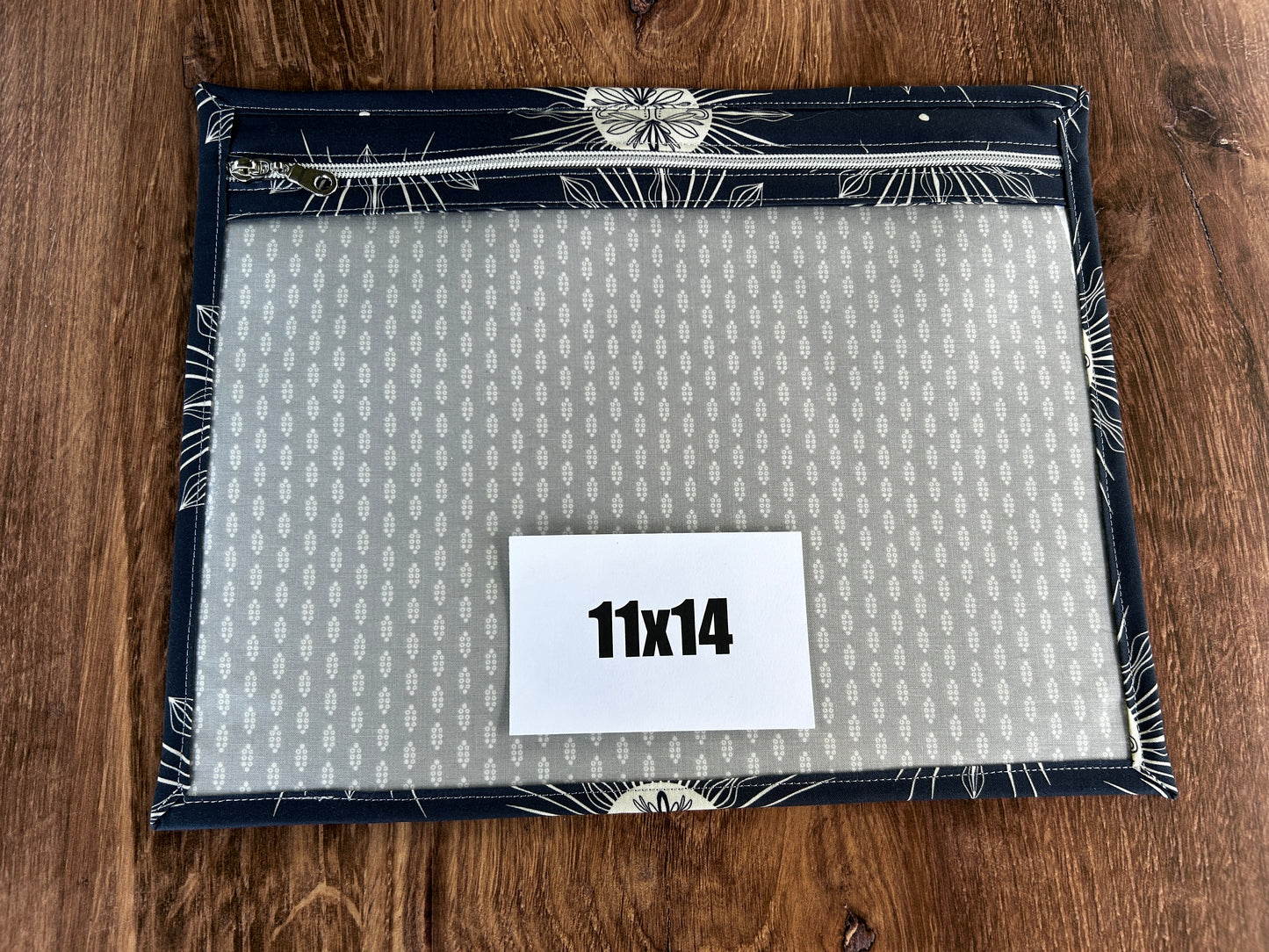 Vinyl Cross Stitch Project Bag - Project Bag - Knitting & Crochet Bag - Storage - Organizer - Celestial Project Bag - Notions