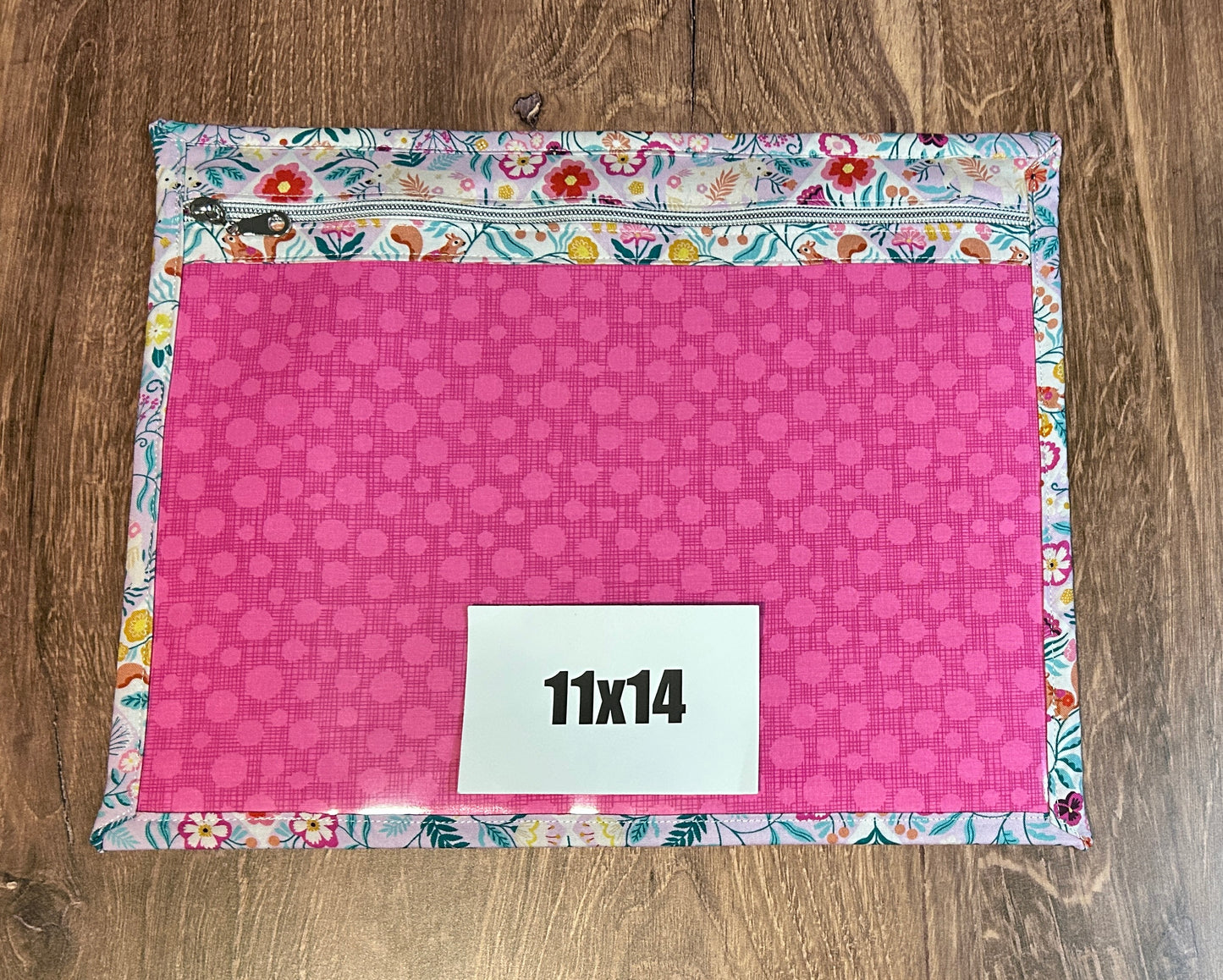 Vinyl Cross Stitch Project Bag - Embroidery bag - Project Bag - Knitting & Crochet Bag - Storage - Organizer - Notions - Woodland