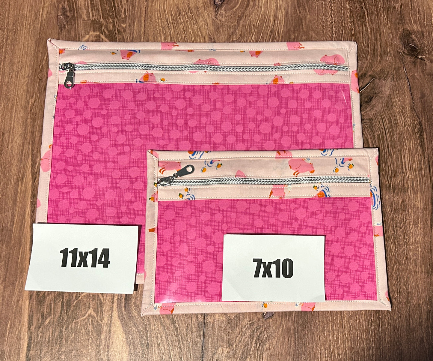 Vinyl Cross Stitch Project Bag - Project Bag - Knitting & Crochet Bag - Storage - Organizer - Capybara - Project Bag - Notions