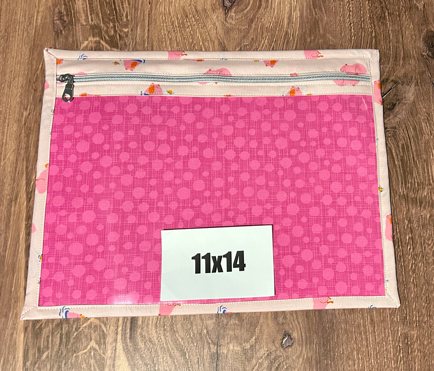 Vinyl Cross Stitch Project Bag - Project Bag - Knitting & Crochet Bag - Storage - Organizer - Capybara - Project Bag - Notions