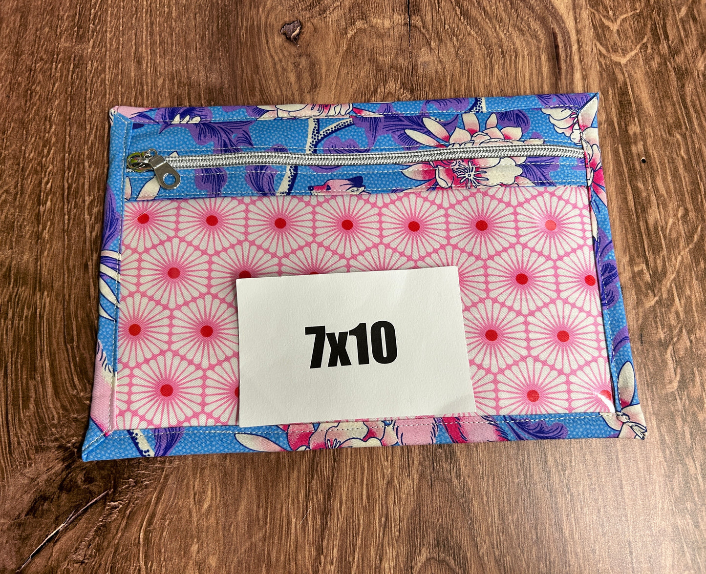 Vinyl Cross Stitch Project Bag - Embroidery bag - Project Bag - Knitting & Crochet Bag - Storage - Organizer - Fox Project Bag - Notions