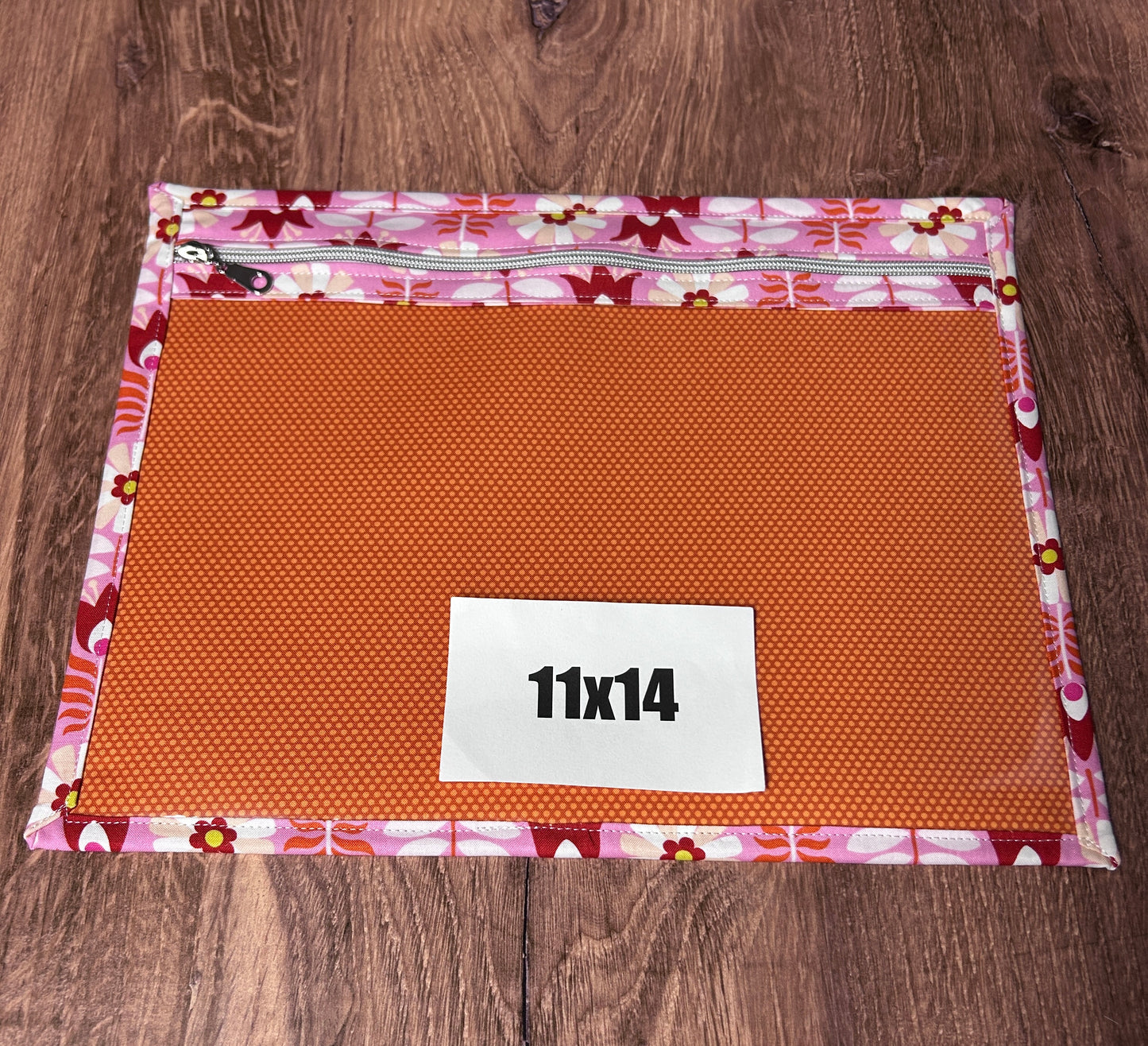 Vinyl Cross Stitch Project Bag - Embroidery Bag - Project Bag - Knitting & Crochet Bag - Storage - Organizer - Notions - Flower - Floral