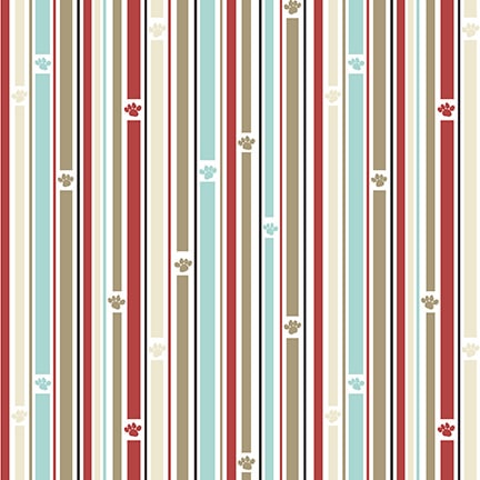 Studio E Dog Fabric - Paw-sitively Awesome - 7454-04 MULTI - Sweet Cee Creative - Cotton