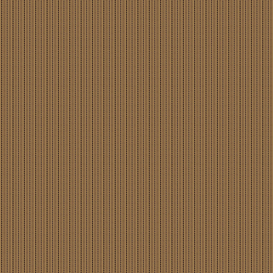 Wilmington Prints Fabric - Countryside by Kaye England - Brown Stripe  - Cotton Fabric