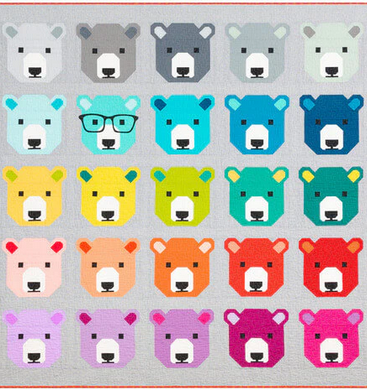 Elizabeth Hartman Quilt Pattern - Bjorn Bear - Elizabeth Hartman - #EH028 - Quilt Pattern