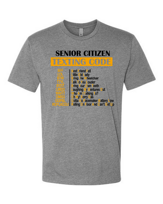 Senior Citizen Texting Code