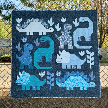 Elizabeth Hartman Quilt Pattern - Dinosaurs - Elizabeth Hartman - #EH058 - Quilt Pattern