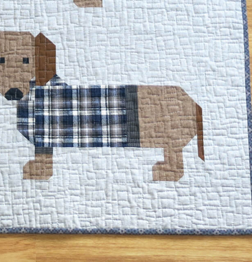 Elizabeth Hartman Quilt Pattern - Dogs in Sweaters - Elizabeth Hartman - #EH034 - Quilt Pattern