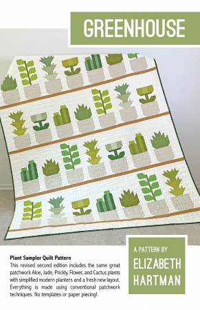 Elizabeth Hartman Quilt Pattern - Greenhouse - Elizabeth Hartman - #EH037 - Quilt Pattern