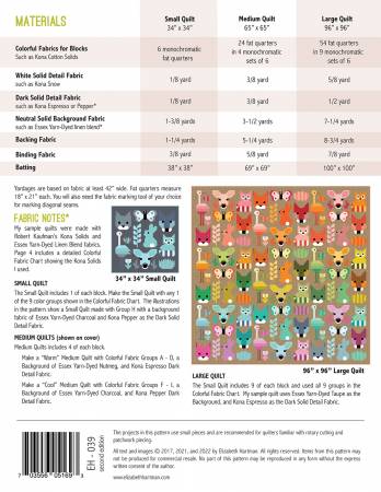 Elizabeth Hartman Quilt Pattern - Delightful Desert - Elizabeth Hartman - #EH039 - Quilt Pattern