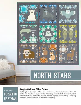 Elizabeth Hartman Quilt Pattern - North Stars - Elizabeth Hartman - #EH043 - Quilt Pattern