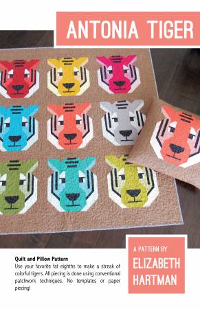 Elizabeth Hartman Quilt Pattern - Antonia Tiger - Elizabeth Hartman - #EH053 - Quilt Pattern
