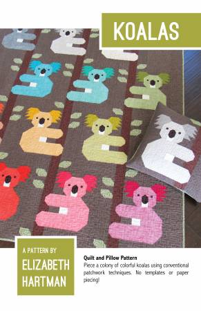 Elizabeth Hartman Quilt Pattern - Koalas - Elizabeth Hartman - #EH054 - Quilt Pattern