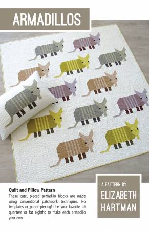 Elizabeth Hartman Quilt Pattern - Armadillos - Elizabeth Hartman - #EH065 - Quilt Pattern